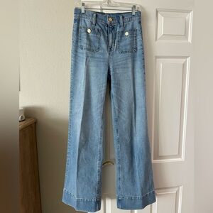J CREW Wide-Leg Trouser Jeans